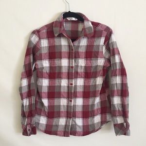 Lee Rider, Women’s plaid Button Down, Sz S